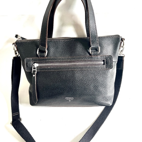 Fossil Black Crossbody Bag - Picture 1 of 10